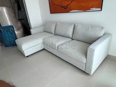 Ikea vimle L shape sofa bed with mattress