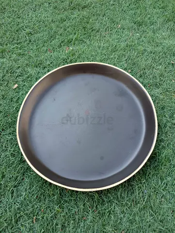 DESSERT PLATE BLACK MAT coll SKALL - Home Deco - 20cm