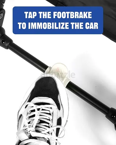 Stroller footbrake - easy tap to immobilize (spare/replace)