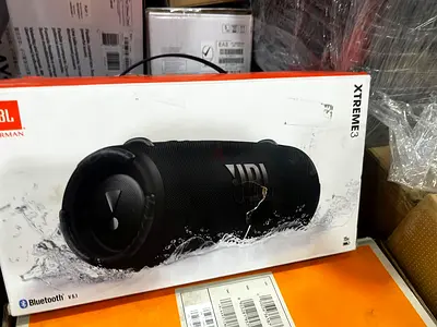 JBL Xtreme 3 Portable Bluetooth Speaker - Black (Brand New - Orange Box Trim)
