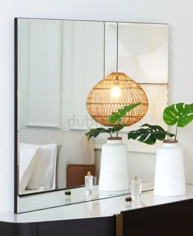 Large Auckland dresser mirror - brown
