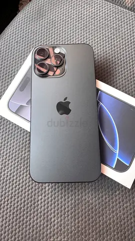Apple iPhone 16 Pro Max - Space Black, Good Condition, With Box 256 gb cable