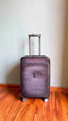 *BERLUTI*Scritto Leather Formula 1004 Rolling suitcase