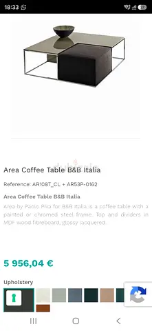 AREA B&B Italia Coffee Table