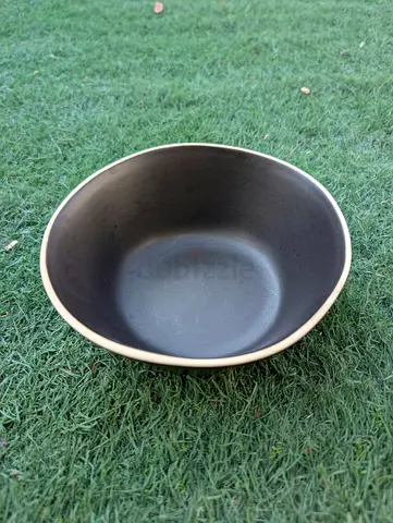 Small black ceramic serving bowl - Home Deco - 15cm