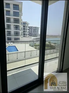 Two bedroom apartment available for annual rent with a beautiful view of the sea and swimming pool