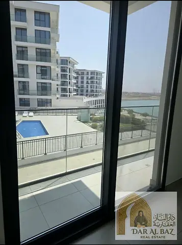 Two bedroom apartment available for annual rent with a beautiful view of the sea and swimming pool