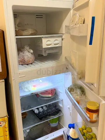 Used Double-Door Refrigerator with Freezer (Good Working Condition)