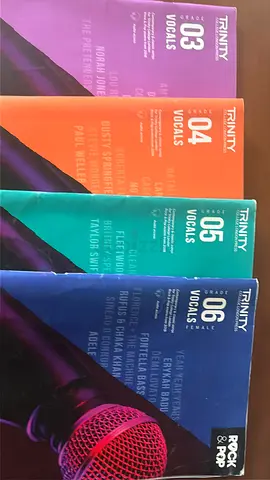 Trinity College London Rock and Pop Vocals Grade 3 to 6 Books