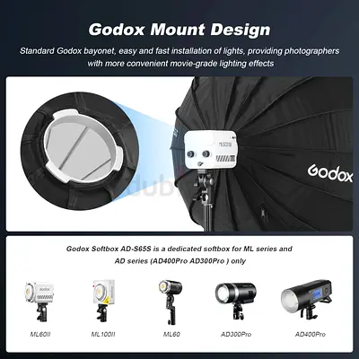 Godox AD-S6/AD-S65 Softbox for Godox AD300Pro/AD400Pro - Used