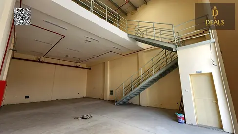 2,500 SQFT WAREHOUSE | 50 KW | AED 170K | GROUND + MEZZANINE | JURF 3, AJMAN