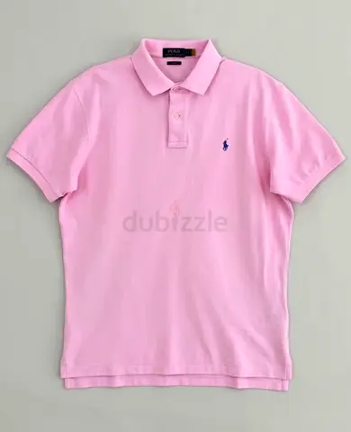 Pink Ralph Lauren Polo Shirt - Size M