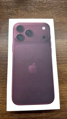 Iphone 18 pro max 512 burgundy