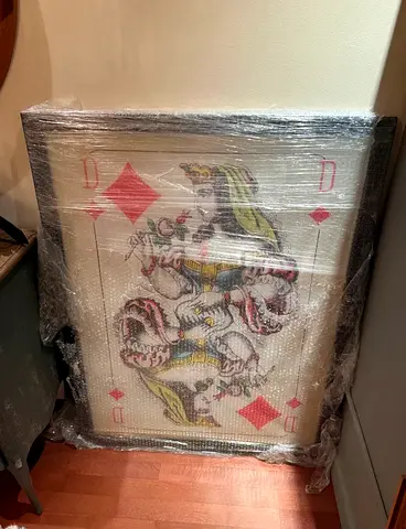 Timothy Oulton 'Dame of Diamonds' Framed Wall Art