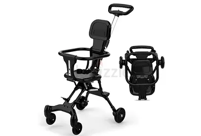 Compact Foldable Lightweight Baby Stroller with Push Handle