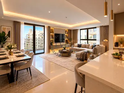 Unfurnished + Maid Room | High Floor | Pool view