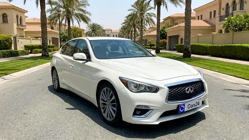 AED 1,282/month | 0 Downpayment | Free 3 Months Warranty | 30 Day Return | INFINITI Q50 2024