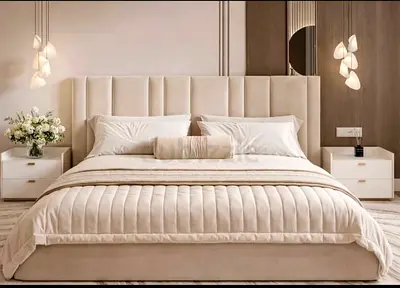 Modern Dezine Luxury Queen size 160x200 Bed with Madical Matress Available