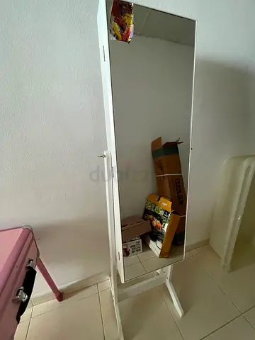 AED 180 – Standing Mirror Jewelry Armoire, Full Length