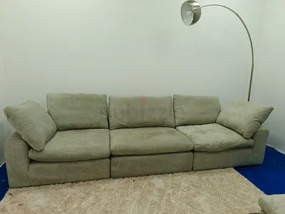 Pan home pianca feather 🪶 filled modular 3 piece sofa