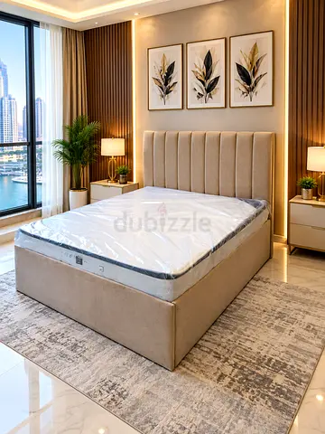 Queen Bed With Mattress With Storage New For Sale