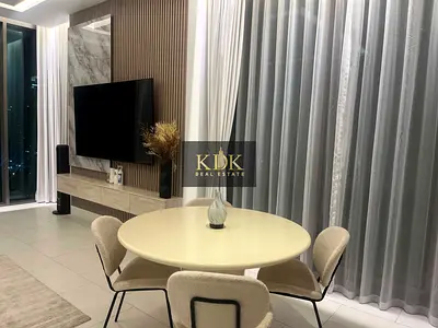 Luxury 2BR Corner Duplex + Maid’s Room | Full Burj Khalifa View