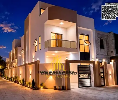 Corner villa on two streets, including registration and ownership fees | Own a luxury 4-bedroom villa with a roof in Al Helio 2 - Ajman | Freehold own