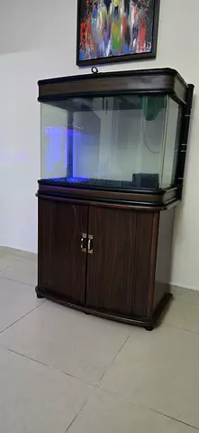 Wooden Fish Tank Aquarium with Storage Cabinet - Very strong cabinet and tank.