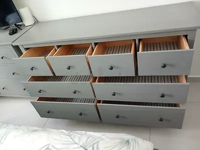 IKEA hemnes chest of storage drawers Gray color