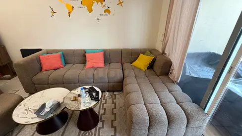Sofa L shape and single sofa