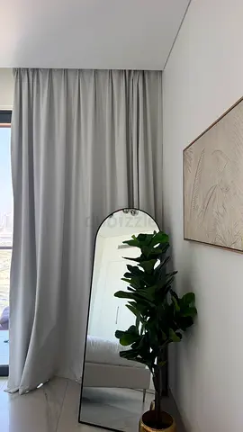 6x Black out Curtains (light grey)