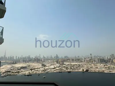 Luxurious 2BR | High Floor | Sea + Burj View