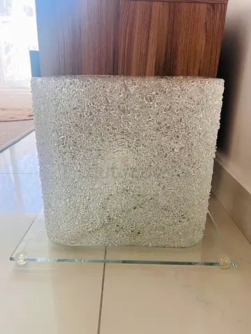 full glass table lamp