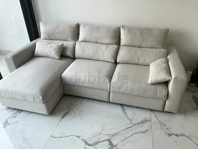 IKEA Esklstuna L shape Sofa Bed Beige
