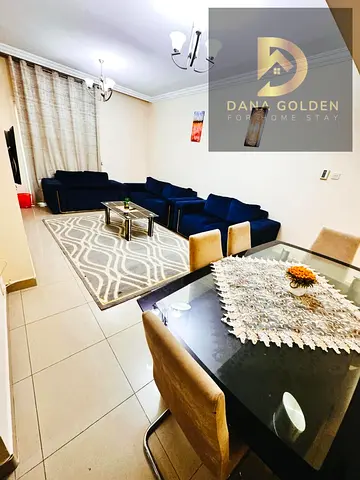 For monthly rent: two rooms, two living areas, and three bathrooms in Al Taawun, Sharjah.