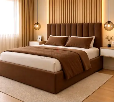 Modern Dezine Luxury Queen size 160x200 Bed with Madical Matress Available
