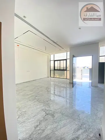 للبيع فيلا طابقين جديدة اول ساكن تكييف مركزي منطقة الحوشي ضاحيه البديع بالشارقة موقع مناسب جدا تملك حر لجميع الجنسيات العربيه متوفر متوفر بالمنطقه جمي