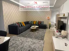 Two rooms and a hall, monthly, furnished, super deluxe, Beach Tower, with internet and parking.