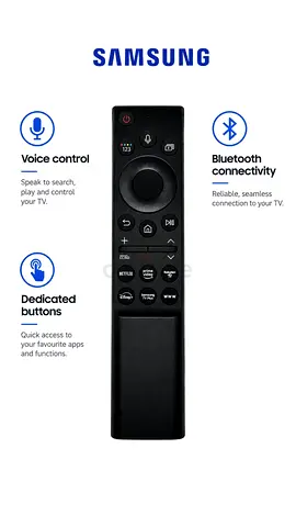 Samsung Smart TV Remote Control - Bluetooth Voice Remote (Good Condition)
