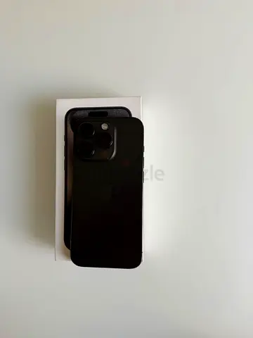 Apple iPhone 15 Pro 512 GB - black, good condition with box