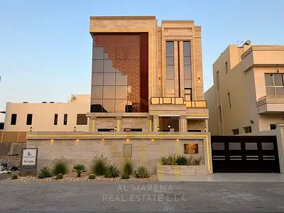 فيلا فاخرة للبيع في منطقة "العالية" – عجمان | 6 غرف نوم رئيسية (ماستر) | مسبح خاص | طابقان + سطح
