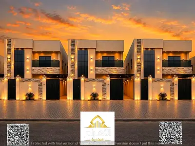 بسعر لقطة وبدون رسوم سنويه للبيع فيلا طابقين وروف تشطيب سوبر ديلوكس