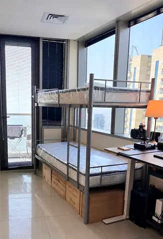 Metal bunk beds/single beds