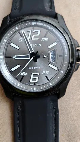 Citizen Eco-Drive men's black sport watch