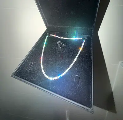 Swarovski diamondTennis Necklace with - Excellent Condition