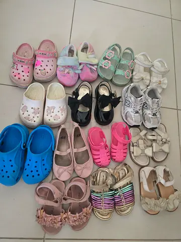 Bulk collection girls shoes size 5 5.5 and 6 New Balance trainers Next crocs