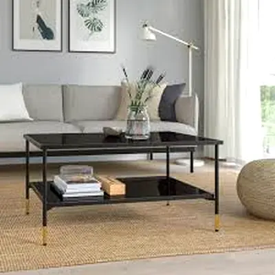 Ikea AsperonCoffee Table with Metal Legs