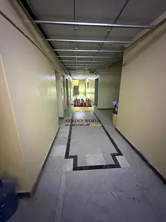 3BR + Hall for Rent in Al Majaz 2 – Bachelor Sharing Contract, Large Space, Split AC, Balcony, 3 B