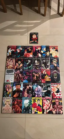 Manga jujutsu kaisen 0-30 English, bought from kinokuniya