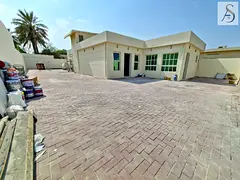 Spacious 4 bedroom hall majis huge size lawn area/ al jazzat area